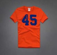 heren abercrombie fitch korte t-shirt crewneck 45 oranje Winkel Amsterdam ihqf8594